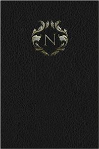 Monogram N Any Day Planner Notebook