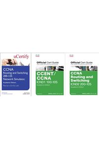 CCNA Routing and Switching 200-125 Official Cert Guide Library and Pearson Ucertify Network Simulator Academic Edition Bundle