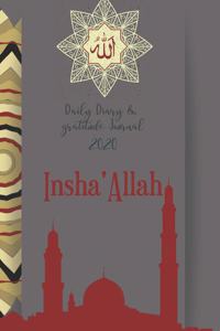 Insha'Allah Daily Diary And Gratitude Diary