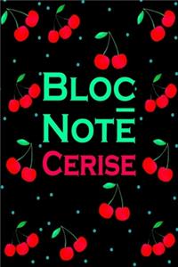 bloc-note cerise