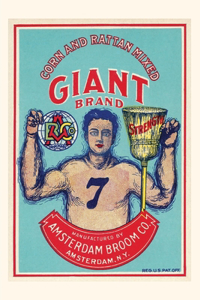 Vintage Journal Label for Giant Brand Broom
