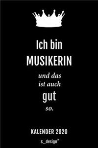 Kalender 2020 für Musiker / Musikerin