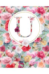 Letter U Lined Journal