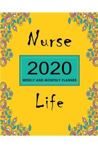 2020 Monthly, Weekly Nurse Planner
