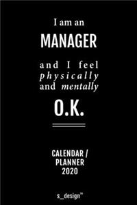 Calendar 2020 for Managers / Manager