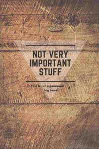 Not very important stuff, Secrete Internet password organizer