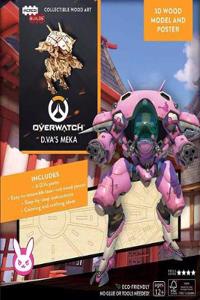 IncrediBuilds: Overwatch: D.Va's MEKA 3D Wood Model and Poster