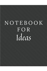 Notebook For Ideas