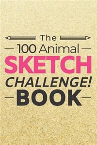 100 Animal Sketch Challenge Book