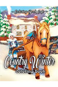Country Winter Coloring Book