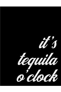 Mexican Drink 2020 Weekly and Monthly Planner for Tequila Lovers - It's Tequila O'Clock