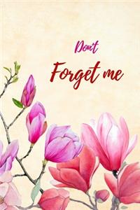 Don't Forget Me