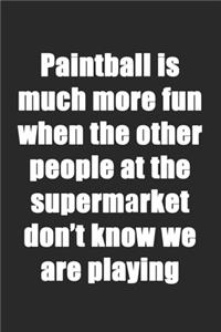 Paintball Is Much More Fun At The Supermarket