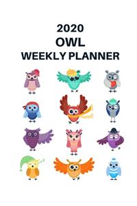2020 Owl Weekly Planner