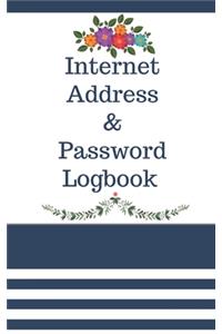 Internet Address & Password Logbook