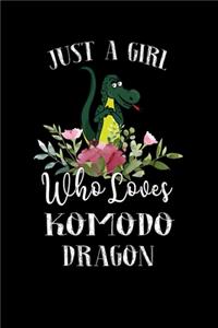 Just a Girl Who Loves Komodo Dragon