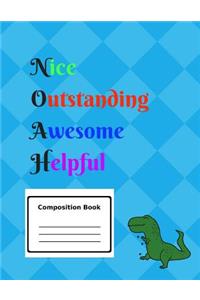 Noah Composition Notebook For Boys