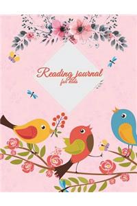 Reading journal for kids