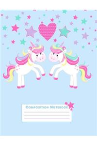 Unicorn Friends Composition Notebook