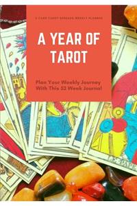 A Year of Tarot - 3 Card Tarot Spreads Weekly Planner