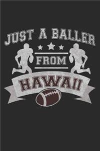 Just a Baller from Hawaii Football Player Journal