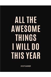 2019 Planner