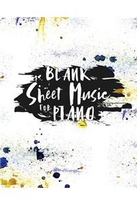 Blank Sheet Music for Piano