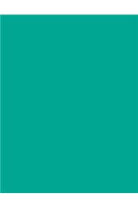 Persian Green 101 - Blank with Fleur de Lis Corners Notebook