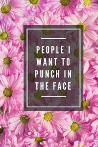 People I Want To Punch In The Face (Notebook)