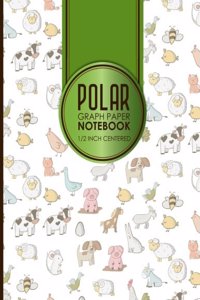 Polar Graph Paper Notebook