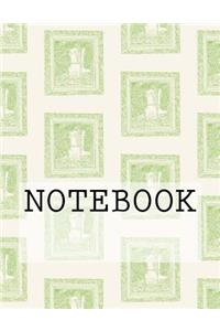 Notebook: Grot Window (Light Green), Lake District. Dotted (8.5