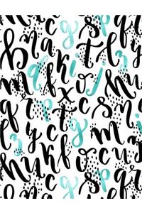 My Big Fat Bullet Journal Sparkly Letters Pattern 11