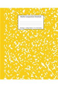 Marble Composition Notebook College Ruled