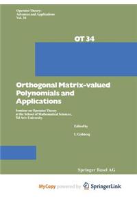 Orthogonal Matrix-Valued Polynomials and Applications