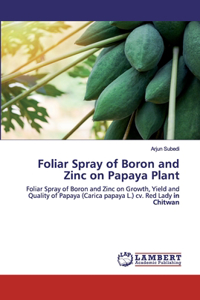 Foliar Spray of Boron and Zinc on Papaya Plant