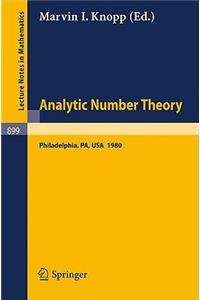 Analytic Number Theory