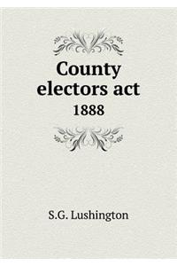 County Electors ACT 1888