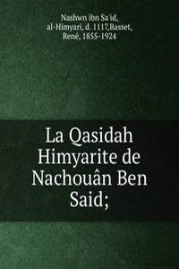 La Qasidah Himyarite de Nachouan Ben Said