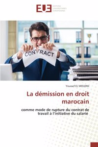 démission en droit marocain