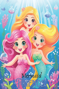 Mermaid Friends Coloring Book