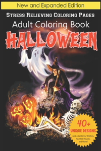 Halloween Adult Coloring Book