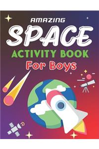 Amazing Space Activity Book for Boys