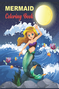 Mermaid Coloring Book: mermaid coloring book for kids, boys, girl 4-8