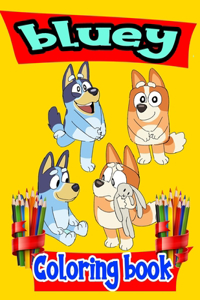 Bluey Coloring Book