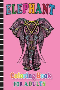 Elephant Coloring Book for Adults