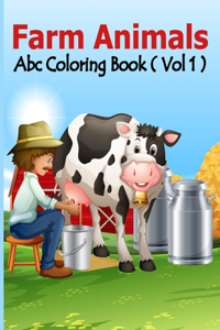 Farm Animals ABC Coloring Book