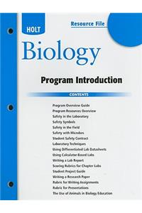 Holt Biology Resource File Program Introduction