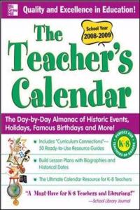 The Teacher's Calendar School Year 2008-2009