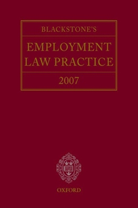 Blackstone's Employment Law Practice 2007