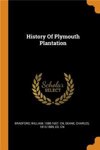 History of Plymouth Plantation